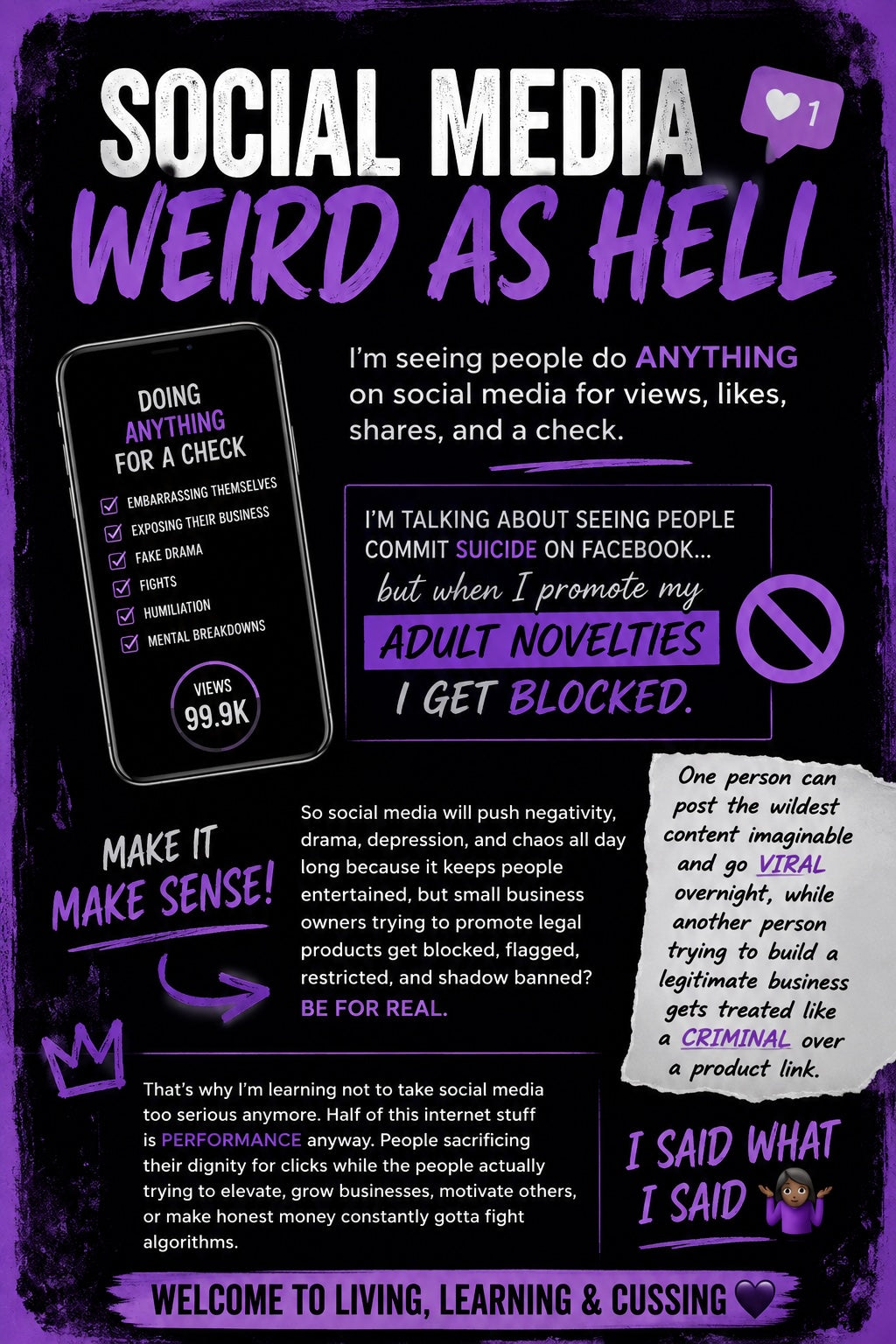 Social Media Weird As Hell